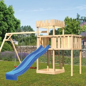 Spielturm Ritterburg Löwenherz mit 2,5m Rutsche