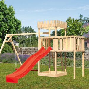 Spielturm Ritterburg Löwenherz mit 2,5m Rutsche