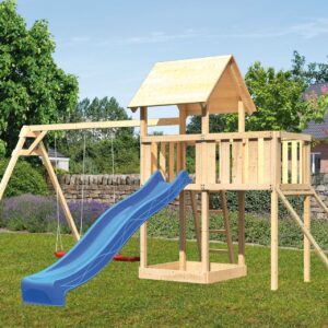 Kinderspielturm Lotti mit 2,5m Rutsche