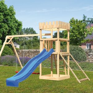 Spielturm Ritterburg Löwenherz mit 2,5m Rutsche