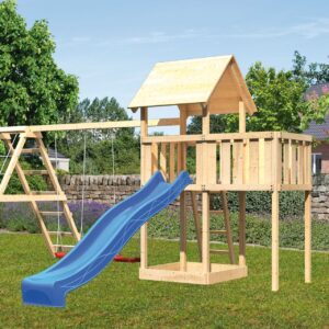 Kinderspielturm Lotti mit 2,5m Rutsche