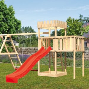 Spielturm Ritterburg Löwenherz mit 2,5m Rutsche