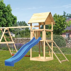 Kinderspielturm Lotti mit 2,5m Rutsche
