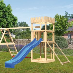Spielturm Ritterburg Löwenherz mit 2,5m Rutsche