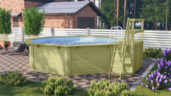 Holz-Pool Modell X2