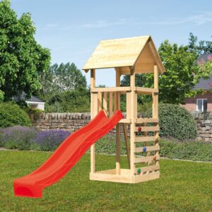 Kinderspielturm Lotti mit 2,5m Rutsche