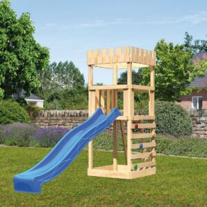Spielturm Ritterburg Löwenherz mit 2,5m Rutsche
