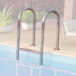 Pool-Edelstahlleiter Standard, Tragkraft 110kg