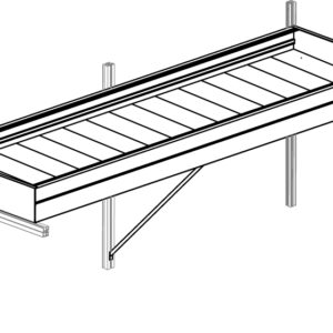 Pflanzwanne für Gewächshaus Dahlie