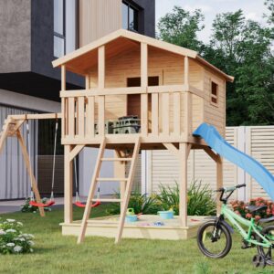 Stelzenhaus Benjamin mit 3m Rutsche