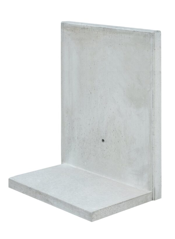 L-Stein Sichtbeton grau