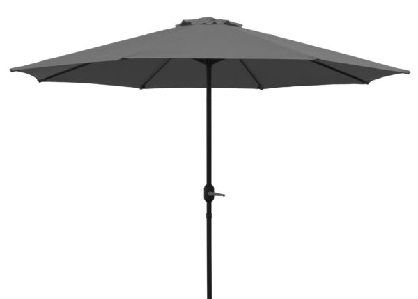 Marktschirm 300cm, grau, Oberteil knickbar