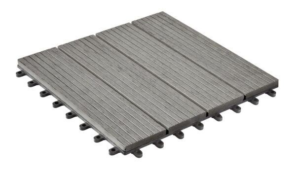 WPC-Fliese 30x30cm, 6er-Pack