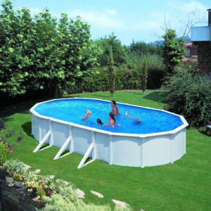 Ovalformbecken-Set Classic, 7,30 x 3,75 x H1,20m