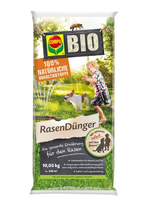 Bio Rasendünger 10,05 kg für 250 m²