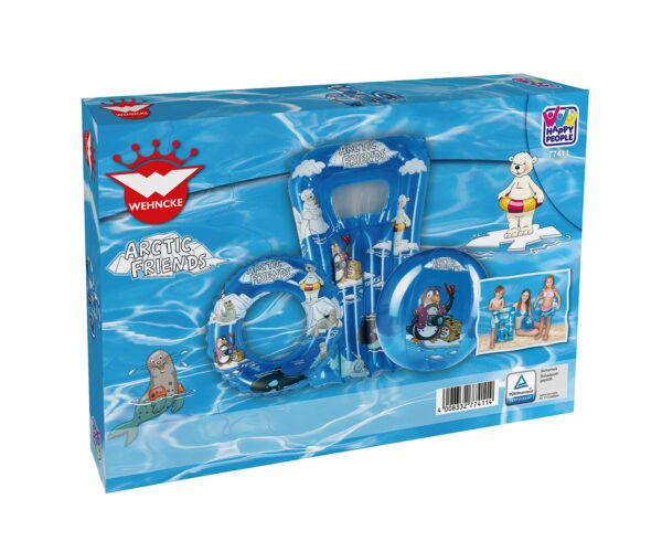 Strandset, Strandball, Schwimmring und Matratze