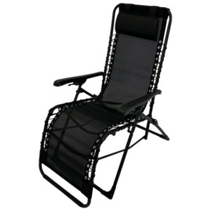 Relaxsessel Hochlehner, Stahl/Textil