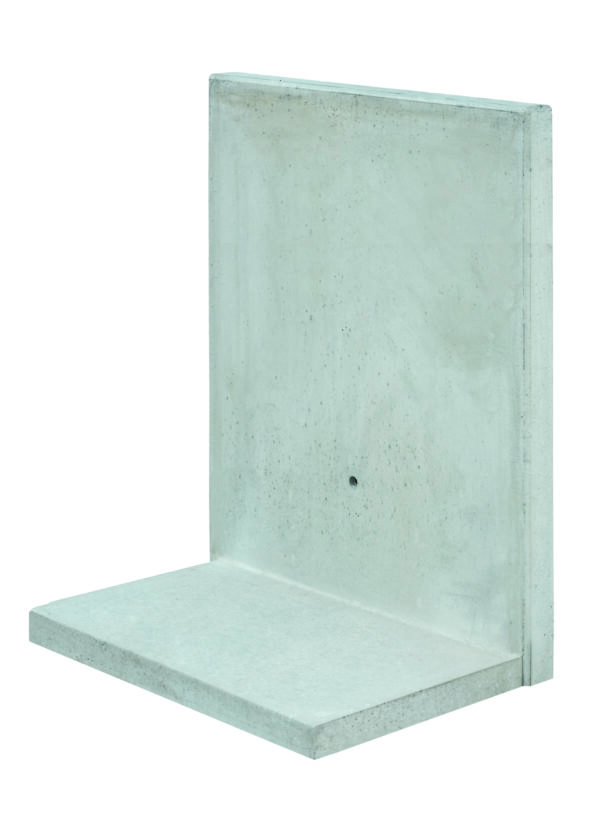 L-Stein Sichtbeton grau
