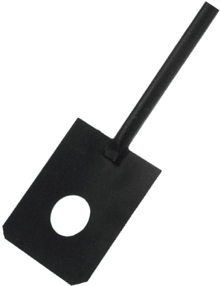 Mörtelspaten schwarz lackGasborhstiel, 180 x 230mm 7 1518391