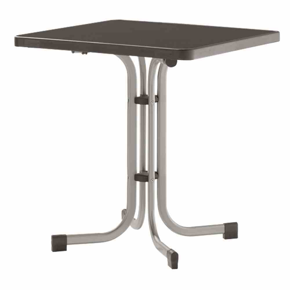 Boulevard-Klapptisch Mecalit, 70x70 cm, graphit-anthrazit 8 1695111