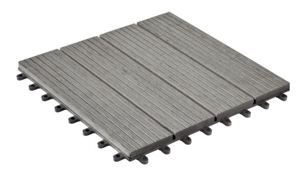 WPC-Fliese 30x30cm, 6er-Pack