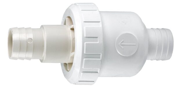 Rückschlagventil mit Schlauchanschl. 38 mm