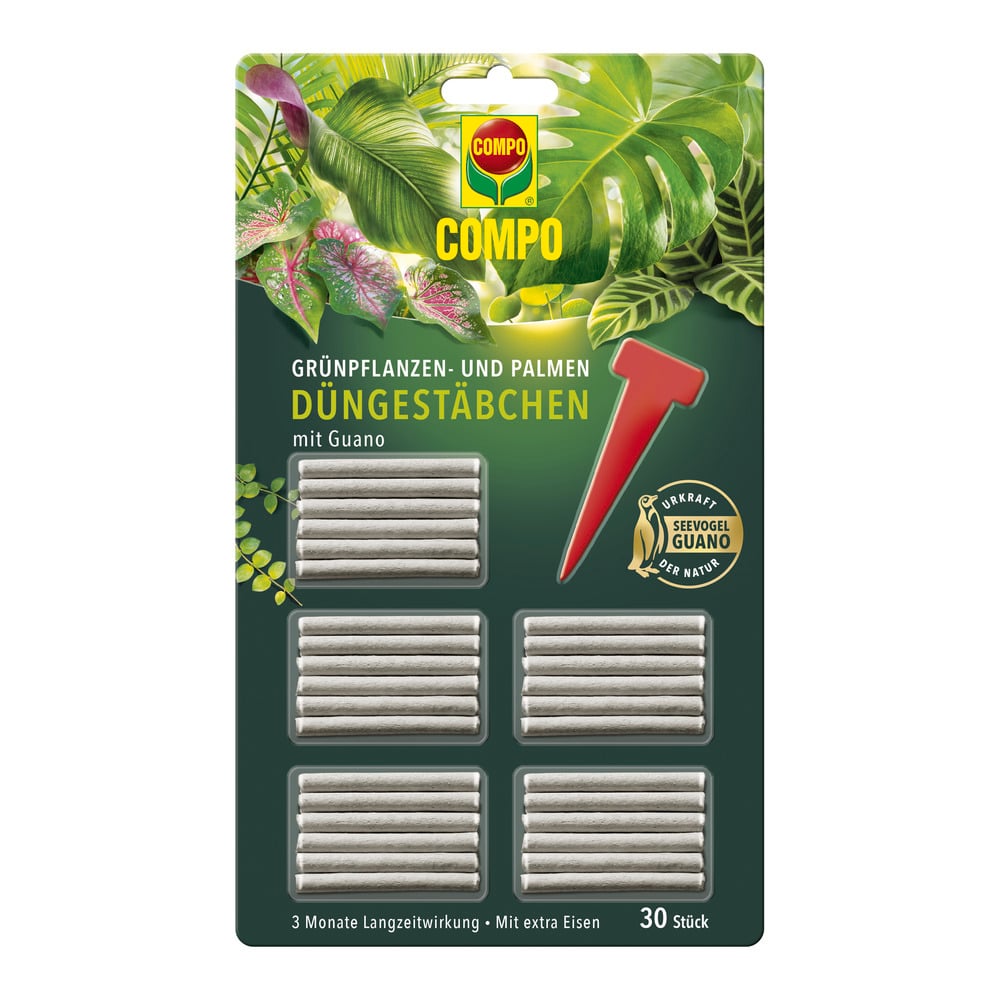 Grünpflanzen- und Palmen Düngestäbchen mit GUANO (30 Stäbchen) 3 2143680 gruenpflanzen und palmen duengestaebchen mit guano 30 staebchen