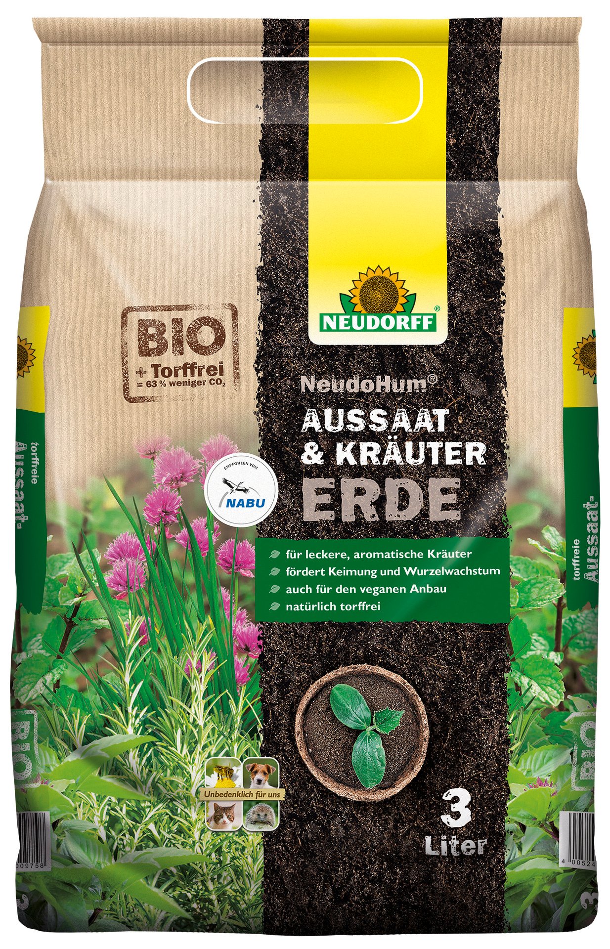 NeudoHum Aussaat- & KräuterErde 6 2156665 neudohum aussaat kraeutererde