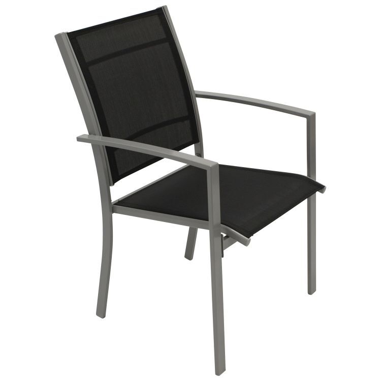 Stapelsessel 4er-Set silber/schwarz 6 2257831 stapelsessel 4er set silber schwarz