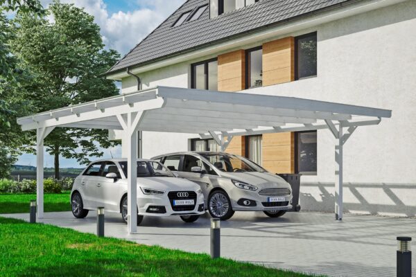 Carport Odenwald gerade Kopfbänder