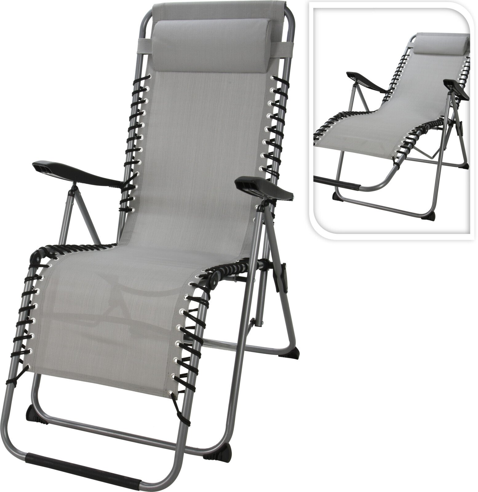 Relaxsessel, Textil, hellgrau 10 2435507