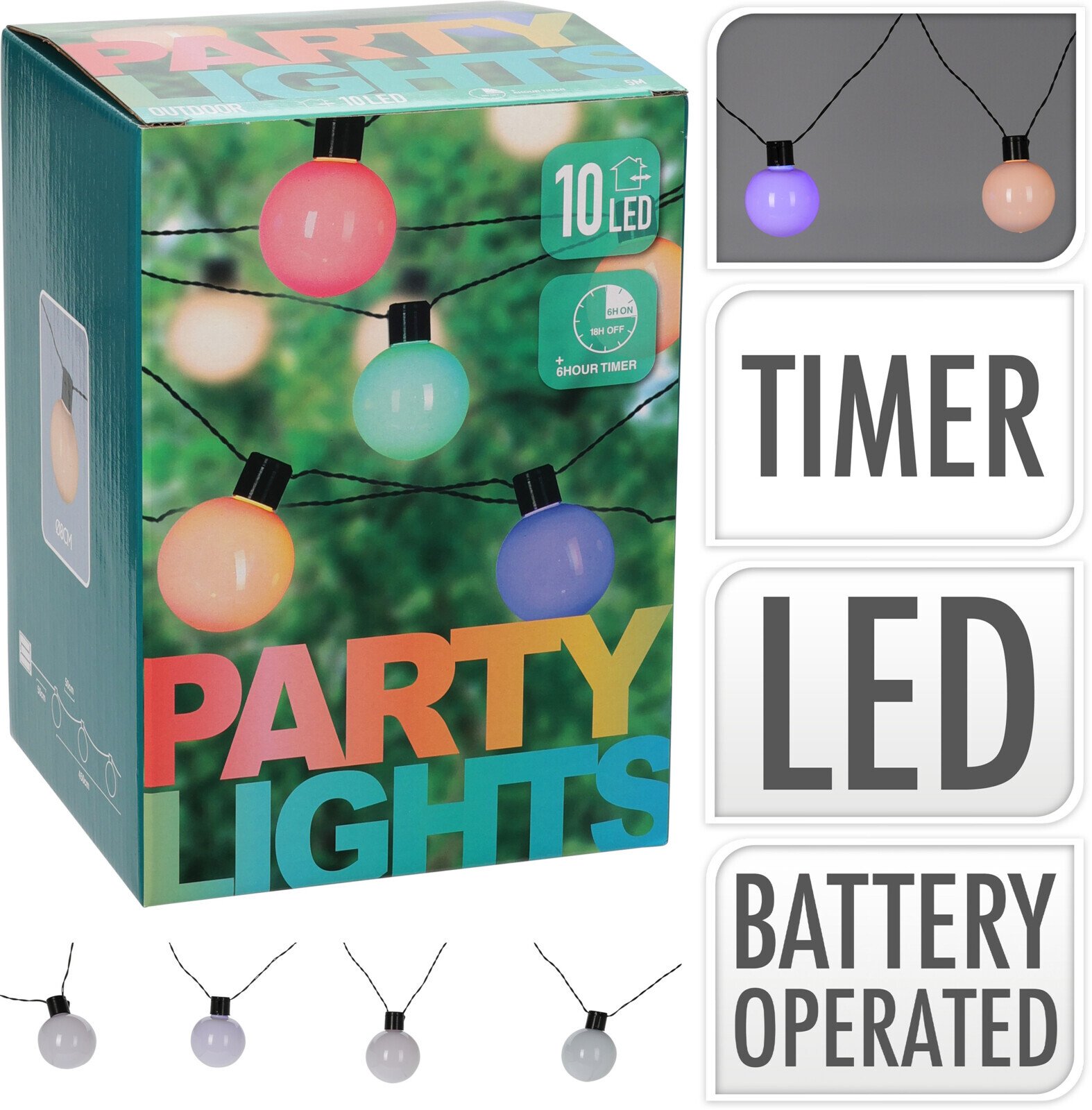 Außen-LED-Partybeleuchtung 2 2523541 aussen led partybeleuchtung