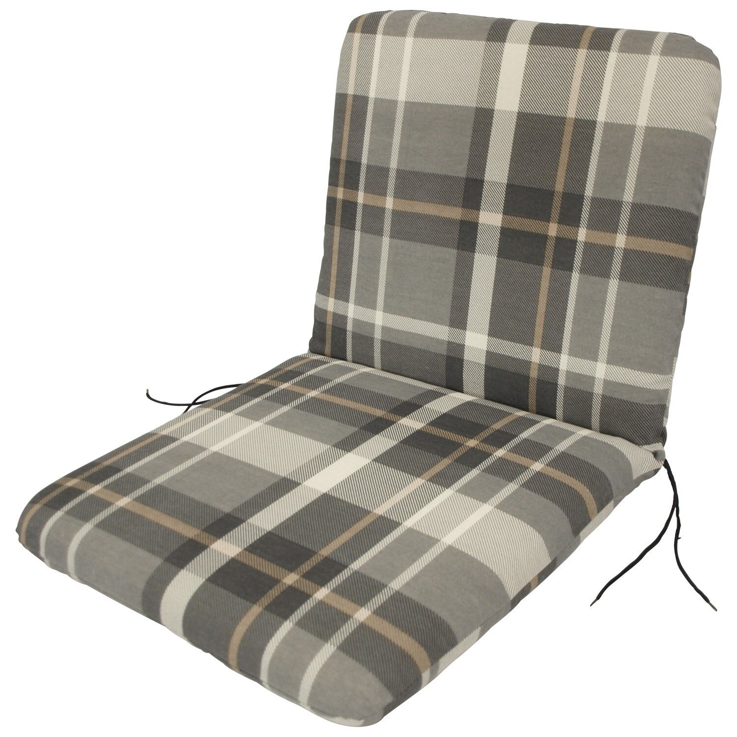 2664546 auflage fuer sessel grau beige kariert