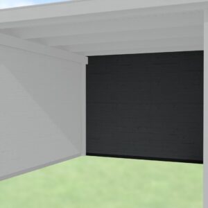 Rückwand für Anbau 150 cm für Typ 126 und 172