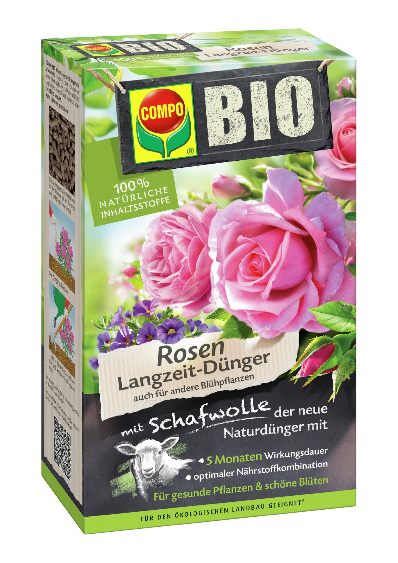 BIO Rosen Langzeit-Dünger mit Schafwolle 3 2143601 bio rosen langzeit duenger mit schafwolle
