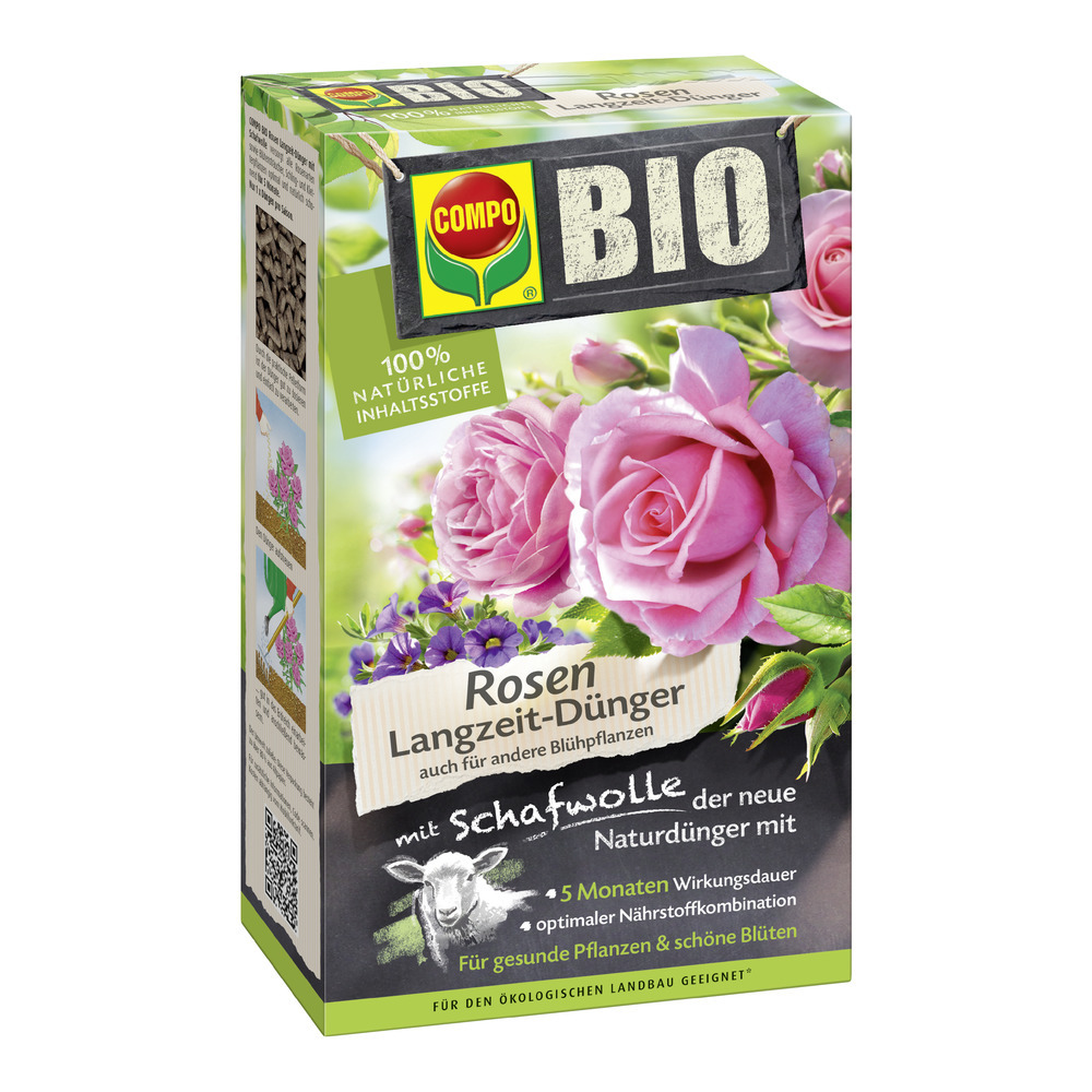 BIO Rosen Langzeit-Dünger mit Schafwolle 8 2143602 bio rosen langzeit duenger mit schafwolle