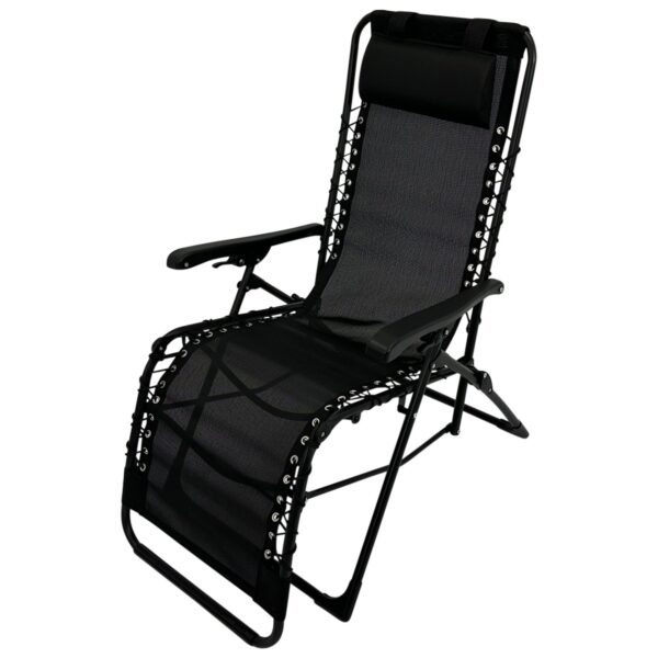 Relaxsessel Hochlehner, Stahl/Textil