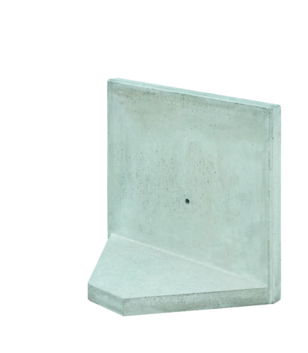 L-Stein Ecke 5cm grau