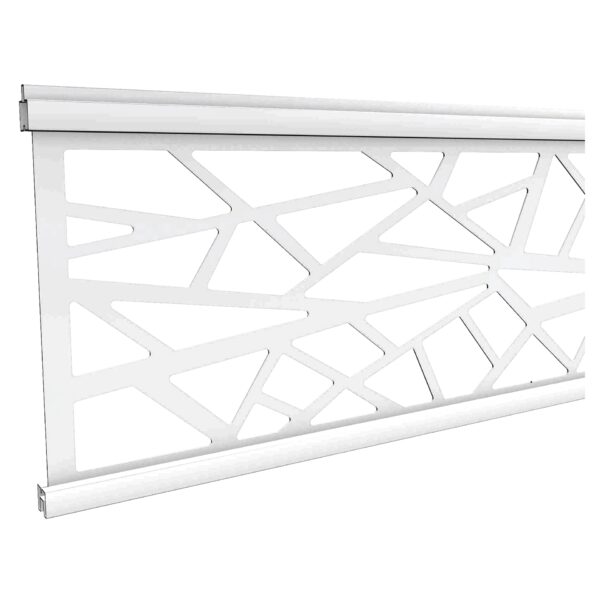 ECOSTECK-Gitterfüllung Design SILBER