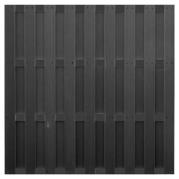 EMDEN-Serie ANTHRAZIT, WPC-Bretterzaun