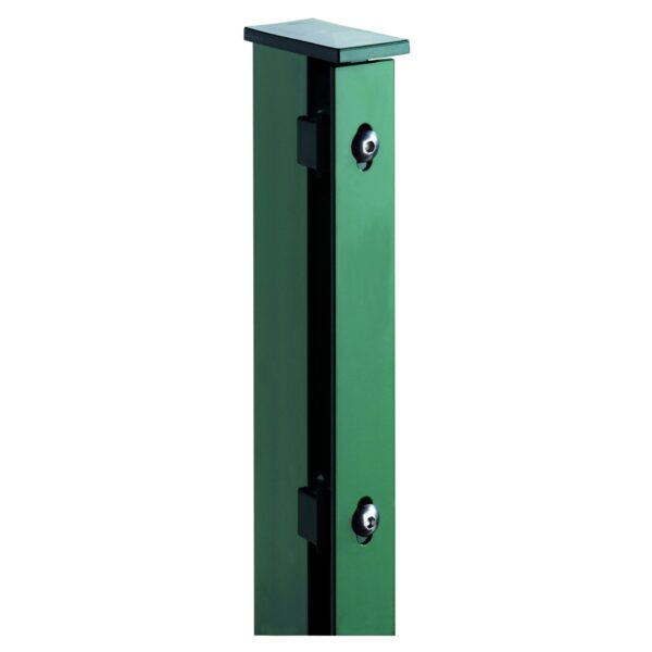 JERRY Eck-Zaunpfosten RAL 6005 grün