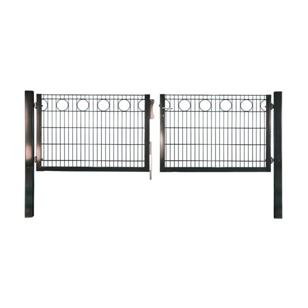RONDO Doppeltor RAL 7016 anthrazit  inkl. Pfosten