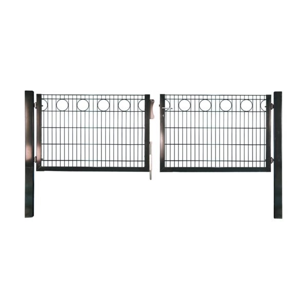 RONDO Doppeltor RAL 7016 anthrazit  inkl. Pfosten