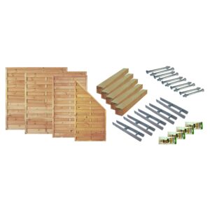 Sichtschutz Zaun-Set MANHATTAN