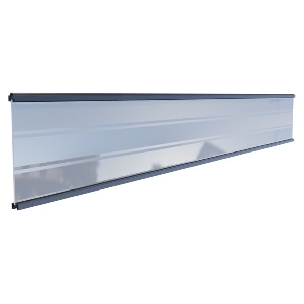TJÖRN-Serie WPC-Steckzaunsystem Glasfüllung, 6x206x1793 mm