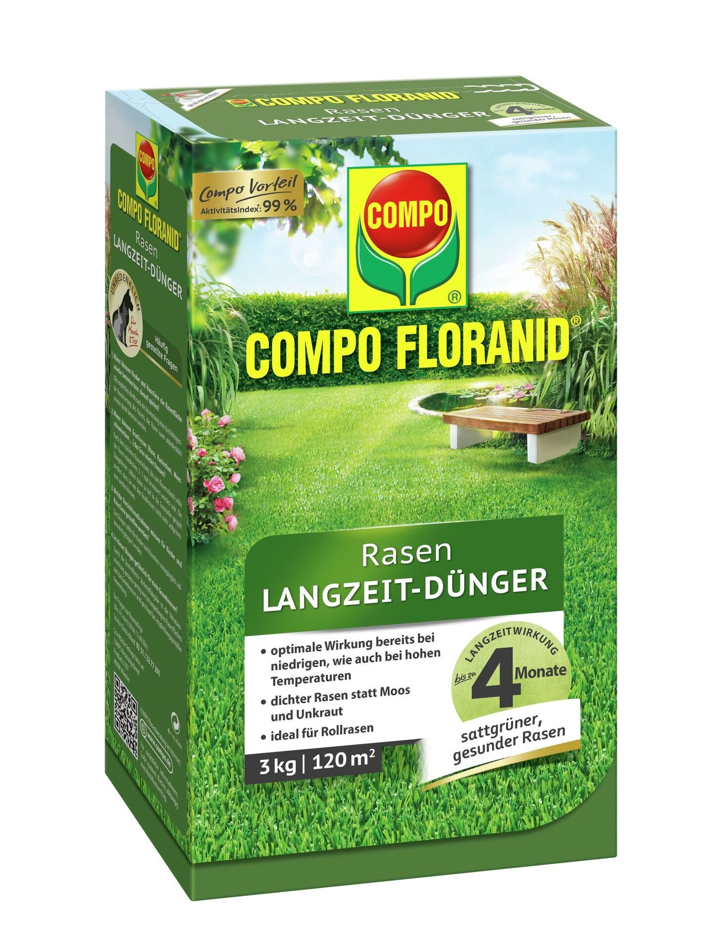 FLORANID Rasen Langzeit-Dünger 10 2143661 floranid rasen langzeit duenger