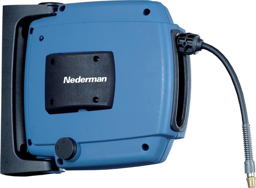 Schlauchaufroller H20 für Luft inkl 12m-Schlauch D-1/4"Nederman 1 Schlauchaufroller H20 für Luft inkl 12m-Schlauch D-1/4"Nederman