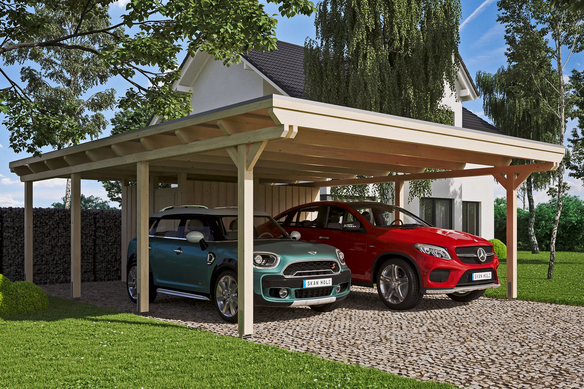 Carport Emsland m. Abstellraum 1 Carport Emsland m. Abstellraum