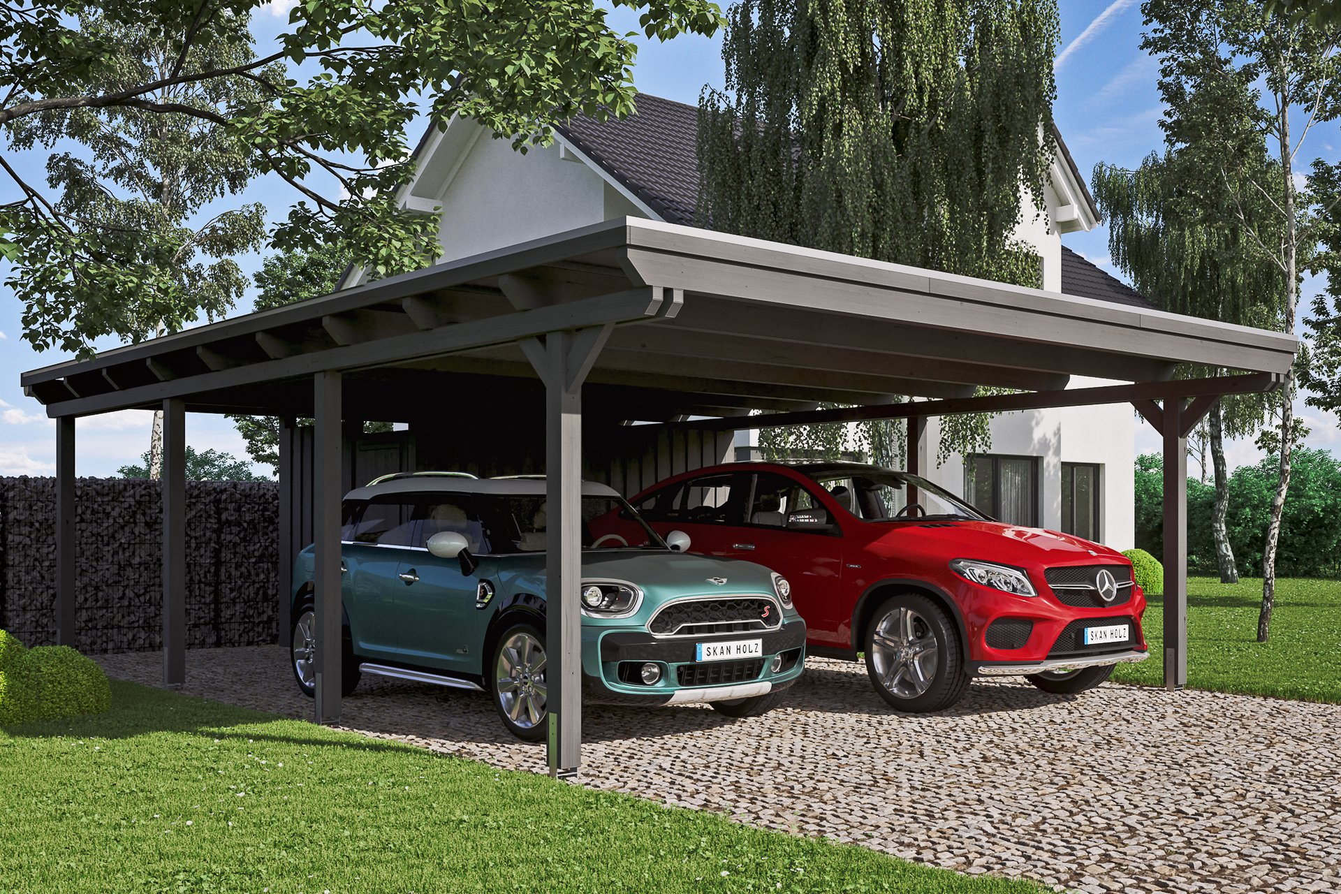 Carport Emsland m. Abstellraum 1 Carport Emsland m. Abstellraum