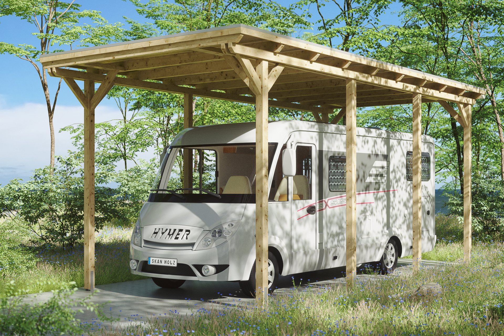 Caravan-Carport Emsland 1 Caravan-Carport Emsland